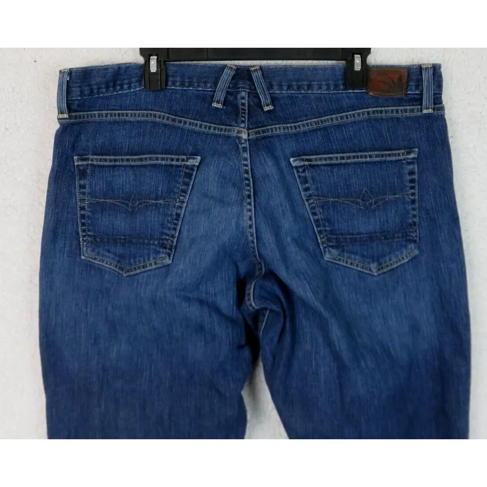 Mens Agave Copper Spitfire Relaxed Straight Jeans Pants Blue USA Made Size 40x36